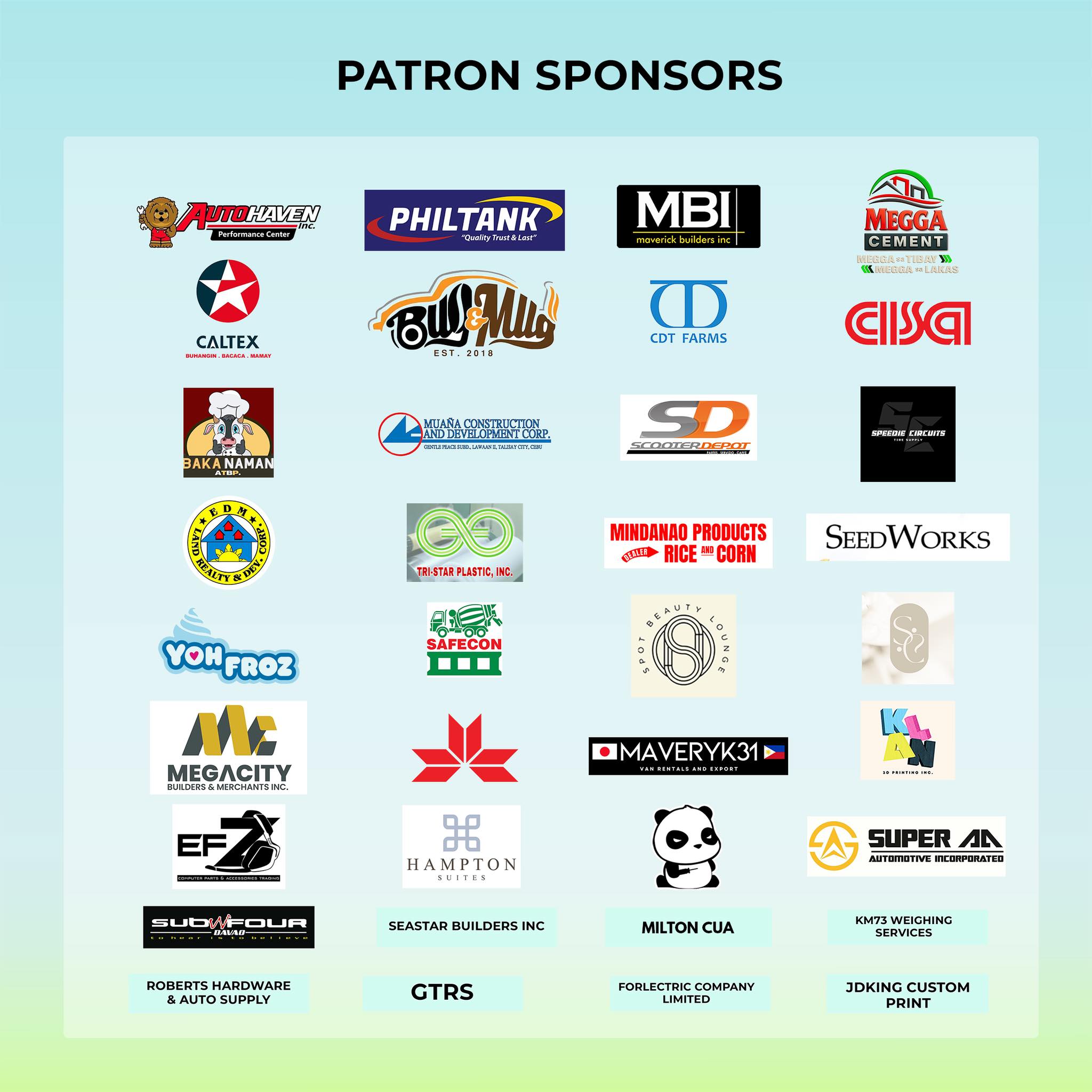 Patron Sponsors